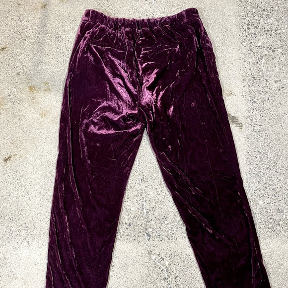Banana Republic Purple Velvet Suit (Jacket size Small, Pants size 4) - Picture 4 of 8